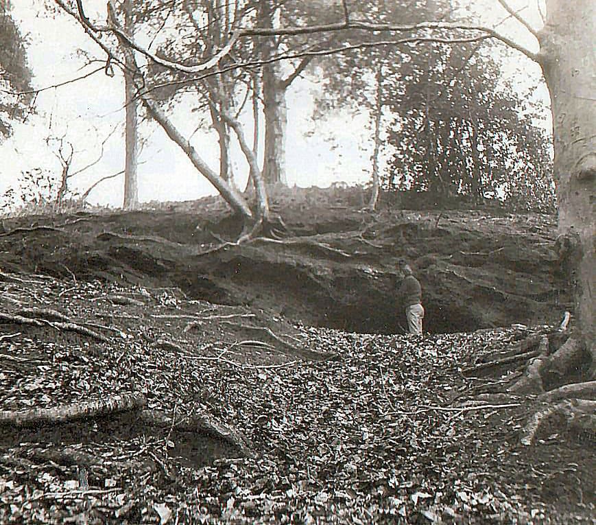 Below Foote's Cave, 1975