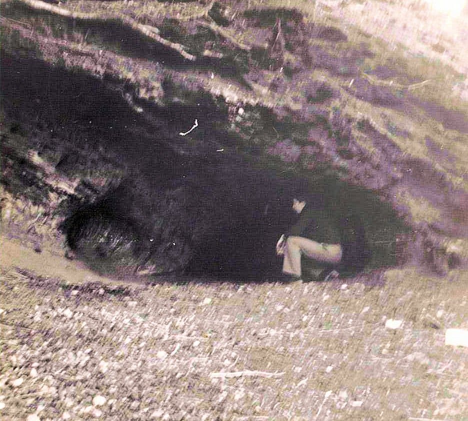John Thomas in Foote's Cave, 1975