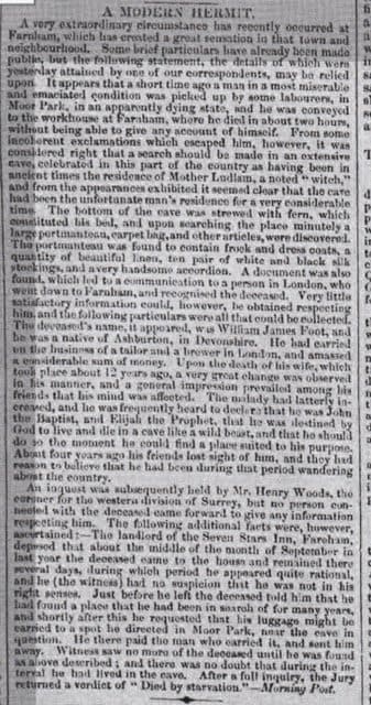 Oxford Journal report, 1840