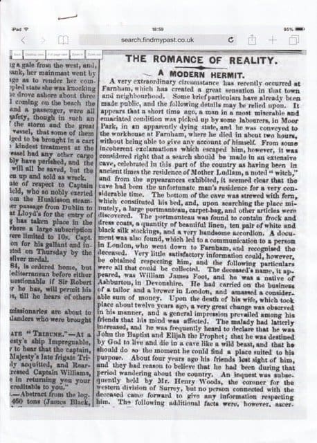 The Era report, 1840