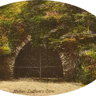 An early illustrated view of the grotto
