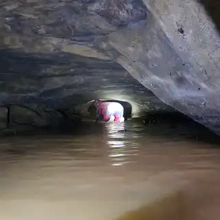 Inside the cave, April 2024