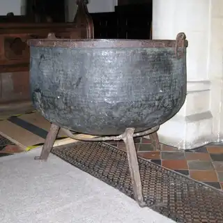 The great cauldron at Frensham Church