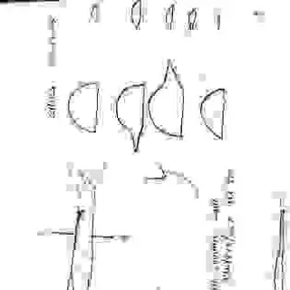 Caving survey: section through the passage
