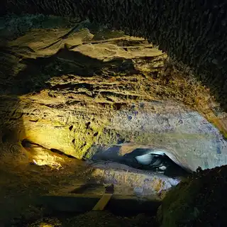 Filming inside the cave with small kit