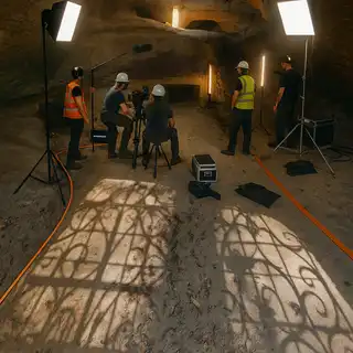 At the cave entrance